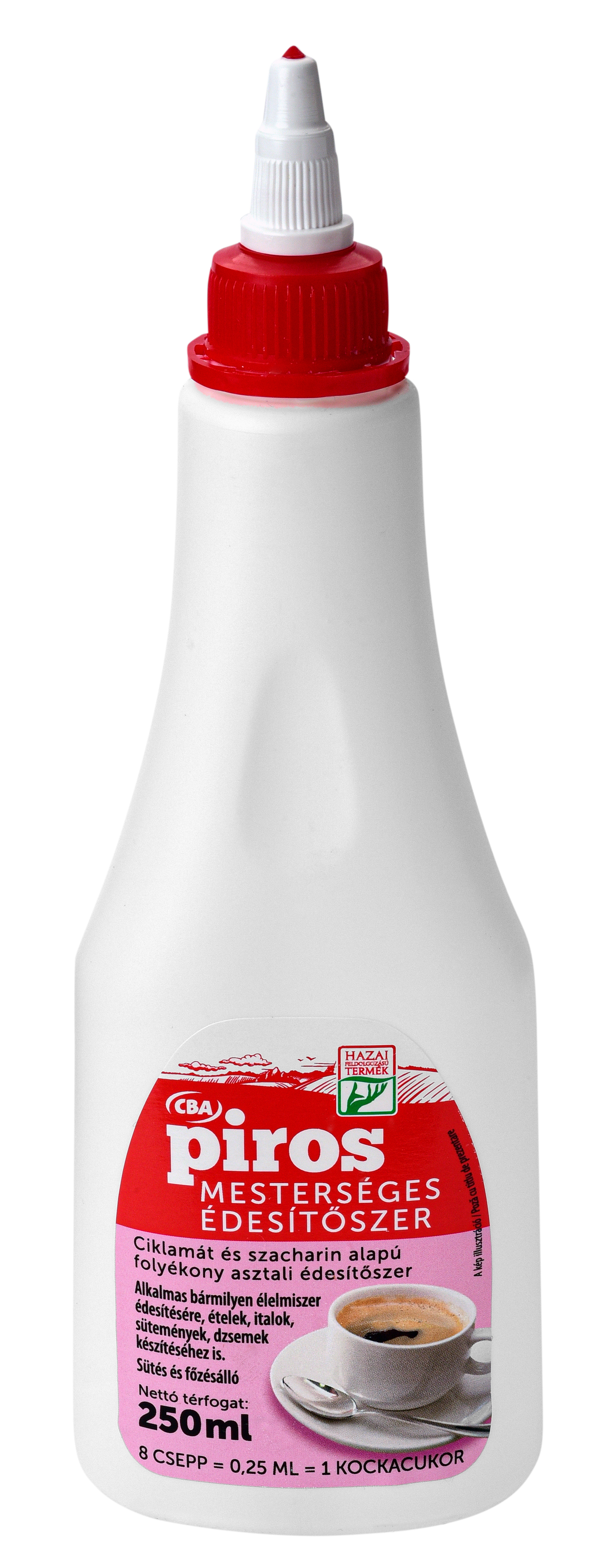CBA Piros folyékony édesítőszer - 250 ml